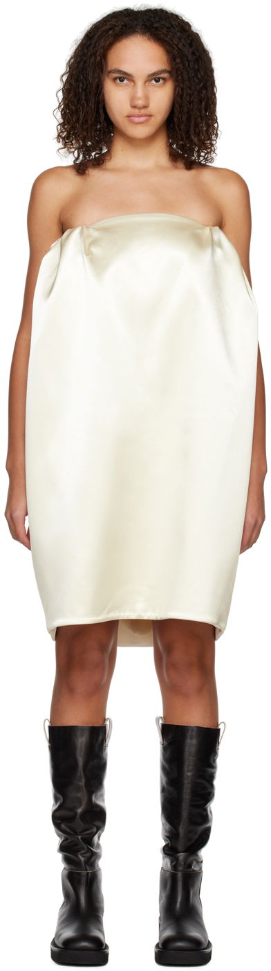 плаття We11done Volume Mini Dress білий | WD-OP3-22-180-W-IV
