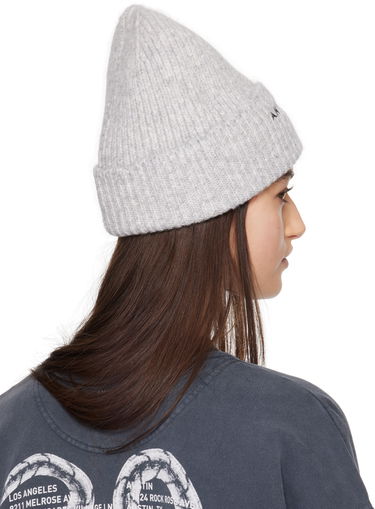 Шапка Anine Bing Anine Bing Elia Beanie Сірий | A-12-10621-CHR1, 2