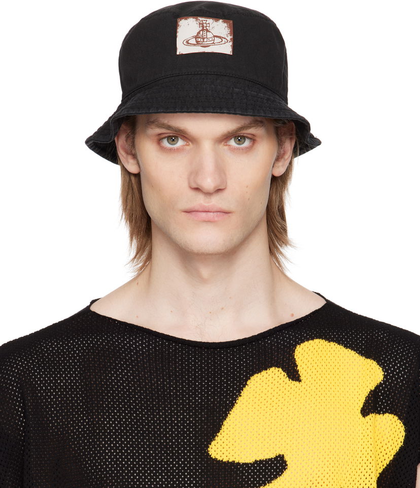Кепка Vivienne Westwood Vivienne Westwood Cotton Twill Bucket Hat чорний | 81020009-W016E-