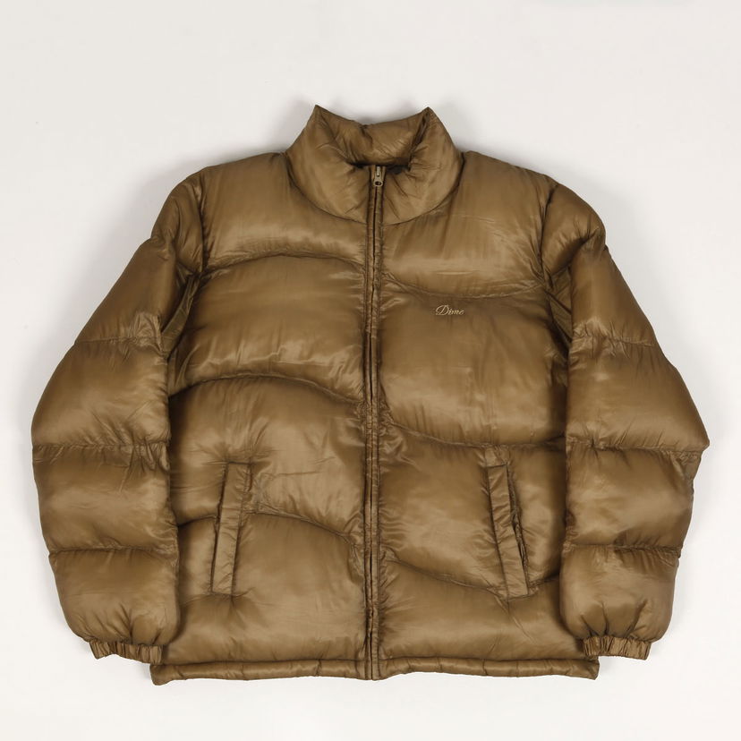 Пуховик Dime Classic Ripstop Puffer Jacket Коричневий | DIMEHO242GLD