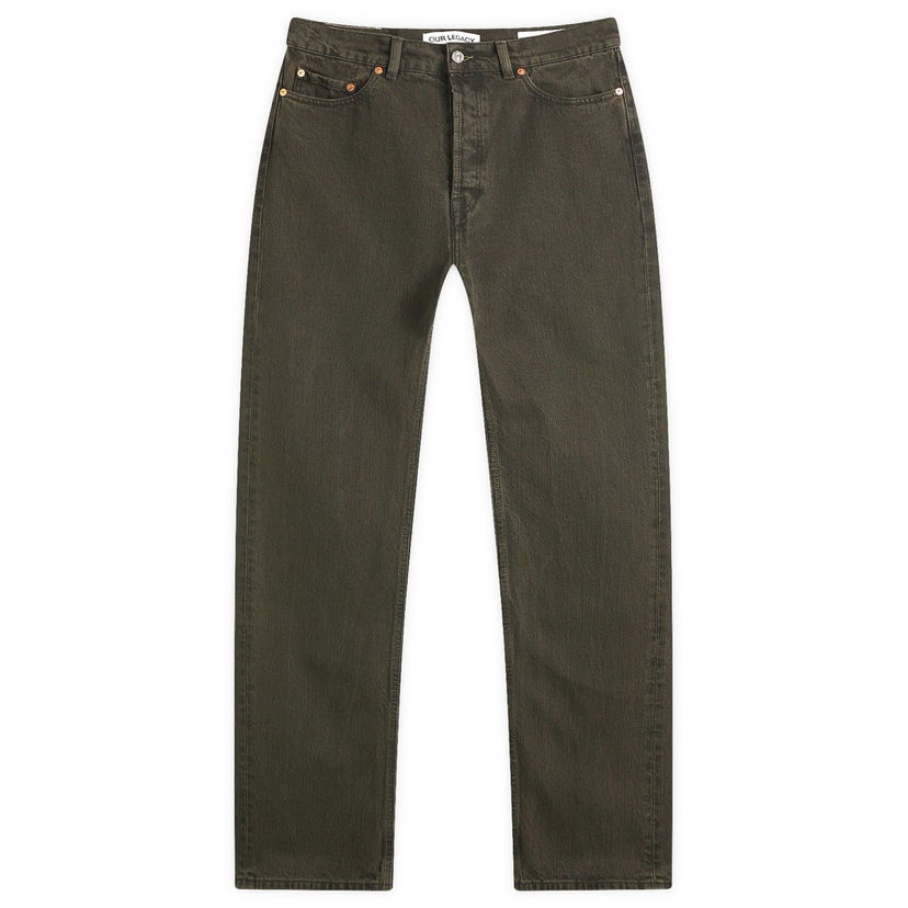 Джинси OUR LEGACY Our Legacy First Cut Jeans, Size 34 Зелений | M2255FO