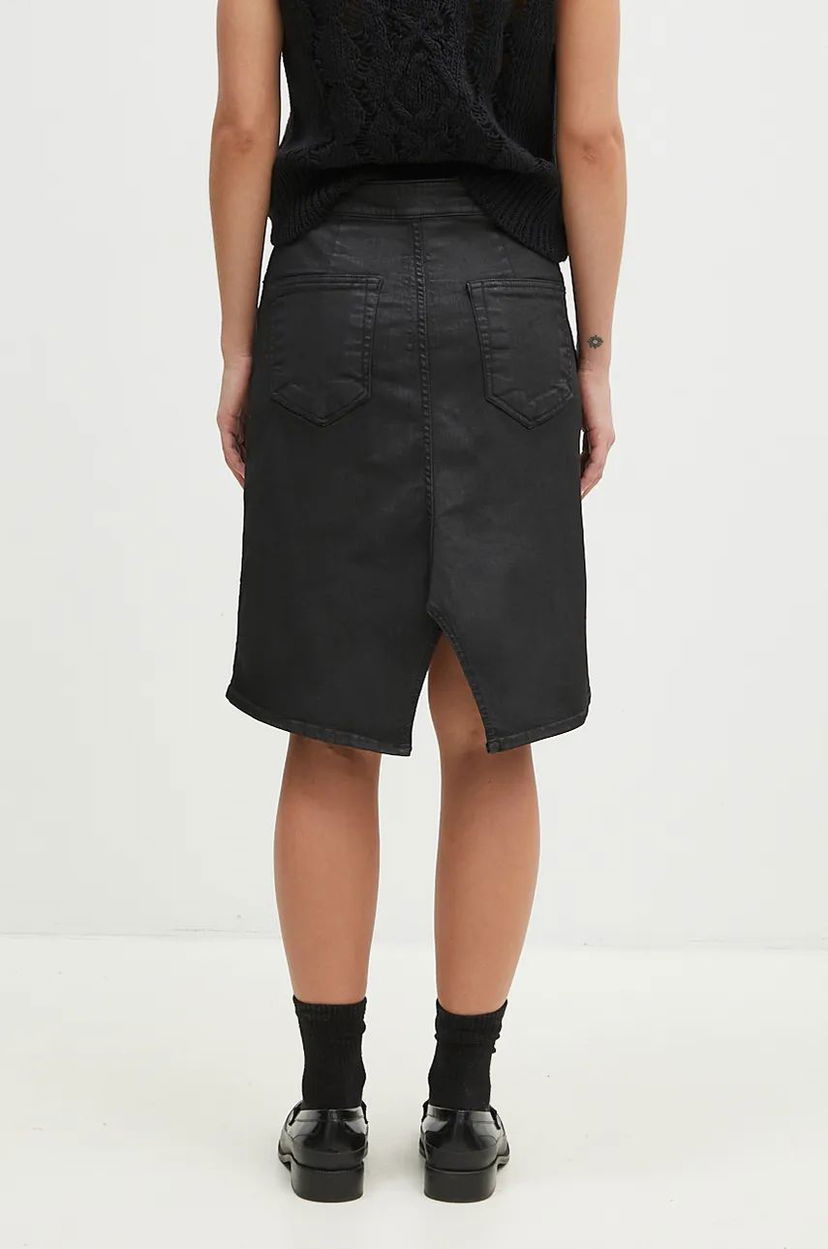 Спідниця Rick Owens A-Line Mini Skirt чорний | DS02D2340.SBW