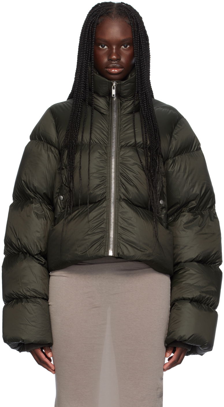 Пуховик Rick Owens Porterville Turtle Down Puffer Jacket Зелений | RP02D3772 NPD3