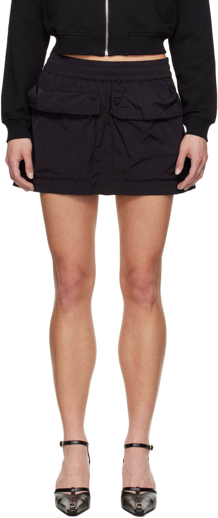 Спідниця Diesel Diesel O-Cean Miniskirt чорний | A16818 0AKAD