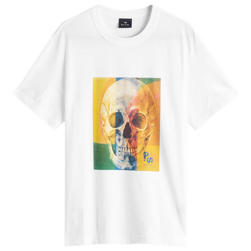 Футболка Paul Smith Paul Smith Skull Square T-Shirt, Large білий | M2R-220X-PP4703-01