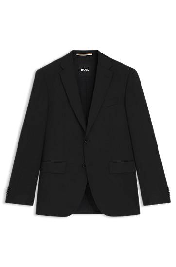 Куртка BOSS BOSS Virgin-Wool Serge Regular-Fit Suit Jacket чорний | 50469172