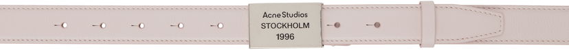 Ремені Acne Studios Acne Studios Logo Plaque Belt Рожевий | C80213-