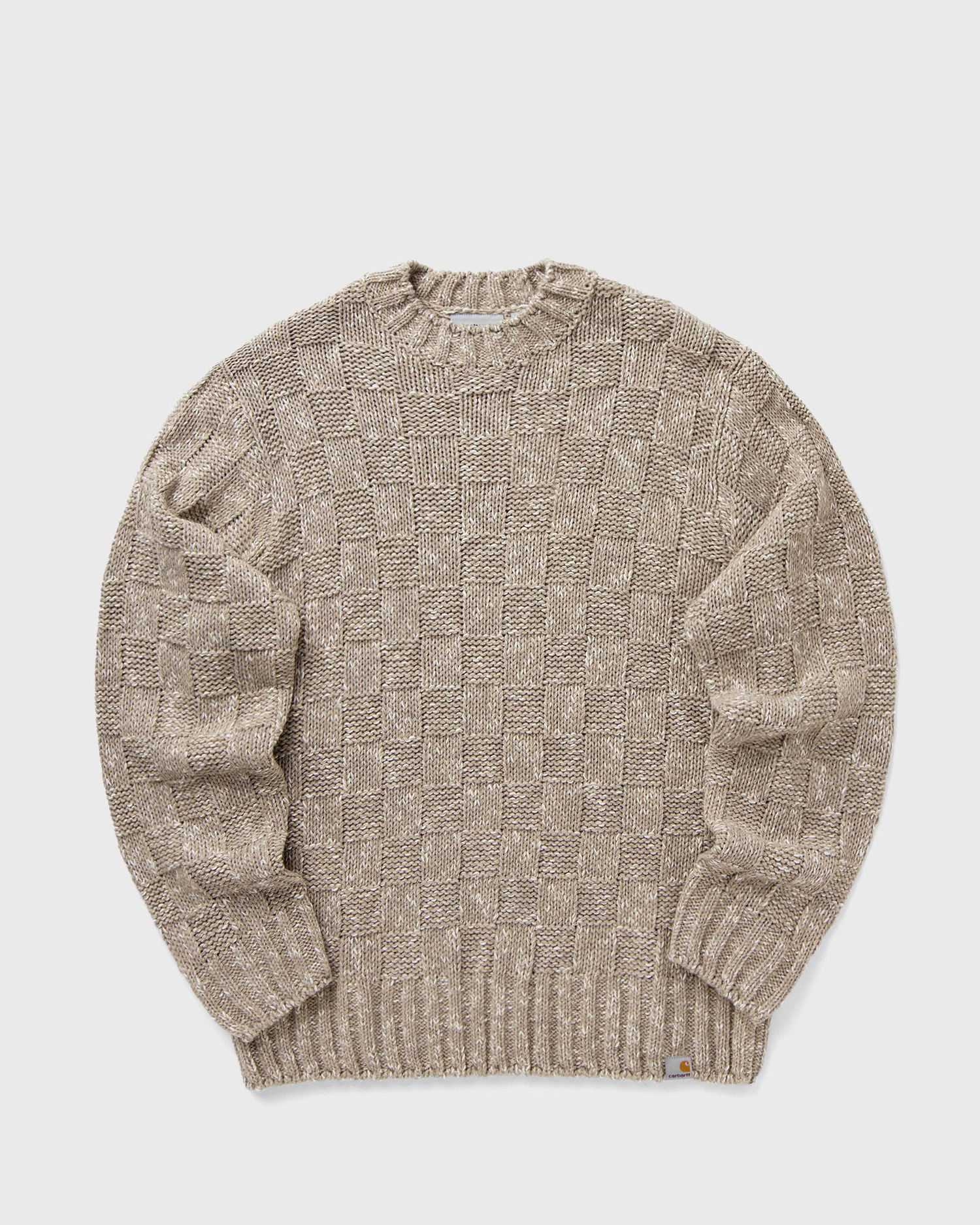Cветр Carhartt WIP Kyloe Marled Knit Checkerboard Sweater бежевий | I035393-3DA.XX, 1