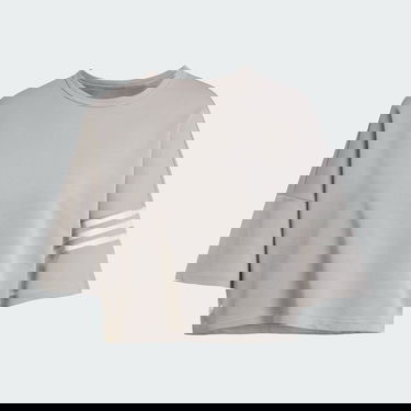 Кроп-топи adidas Performance Neuclassics Cropped Three Stripe Sweatshirt Сірий | JI8509, 3