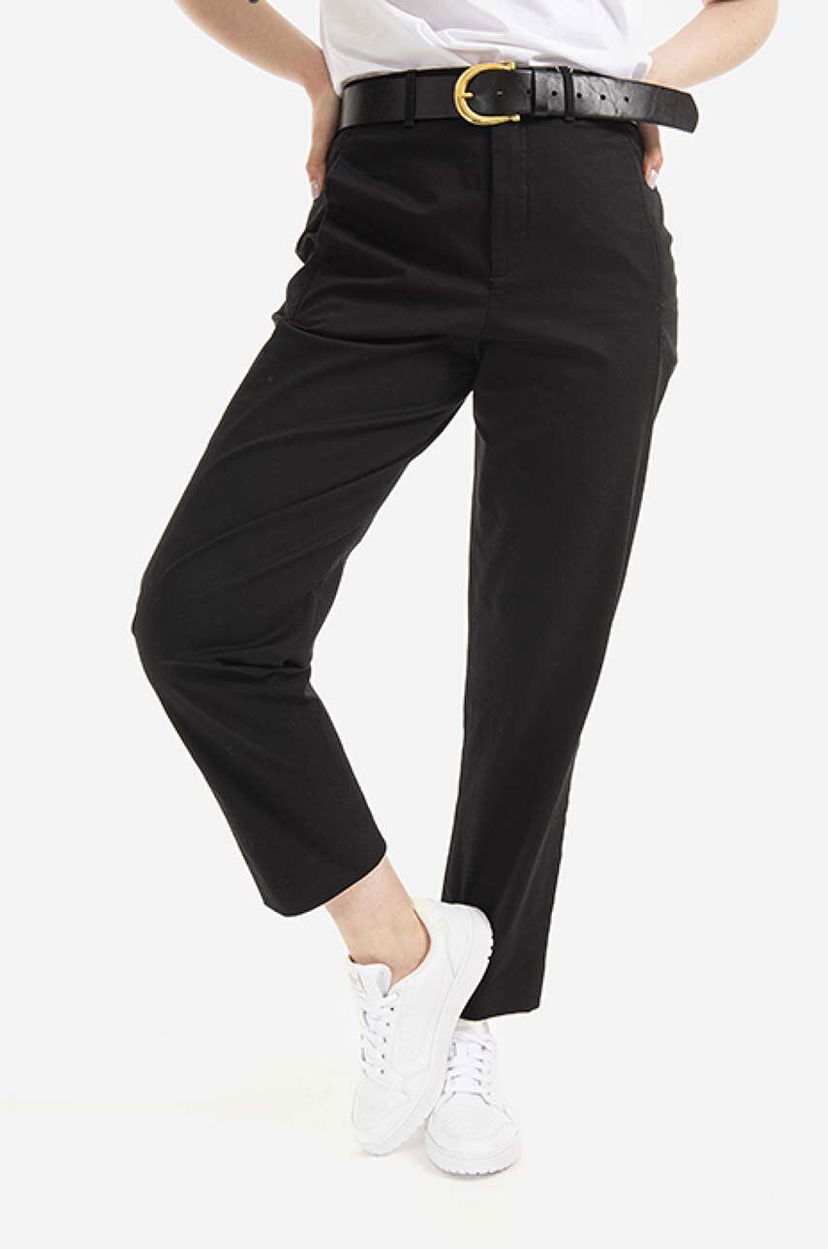 Штани WOOLRICH Trousers Medium Waist чорний | CFWWTR0118FRUT3028
