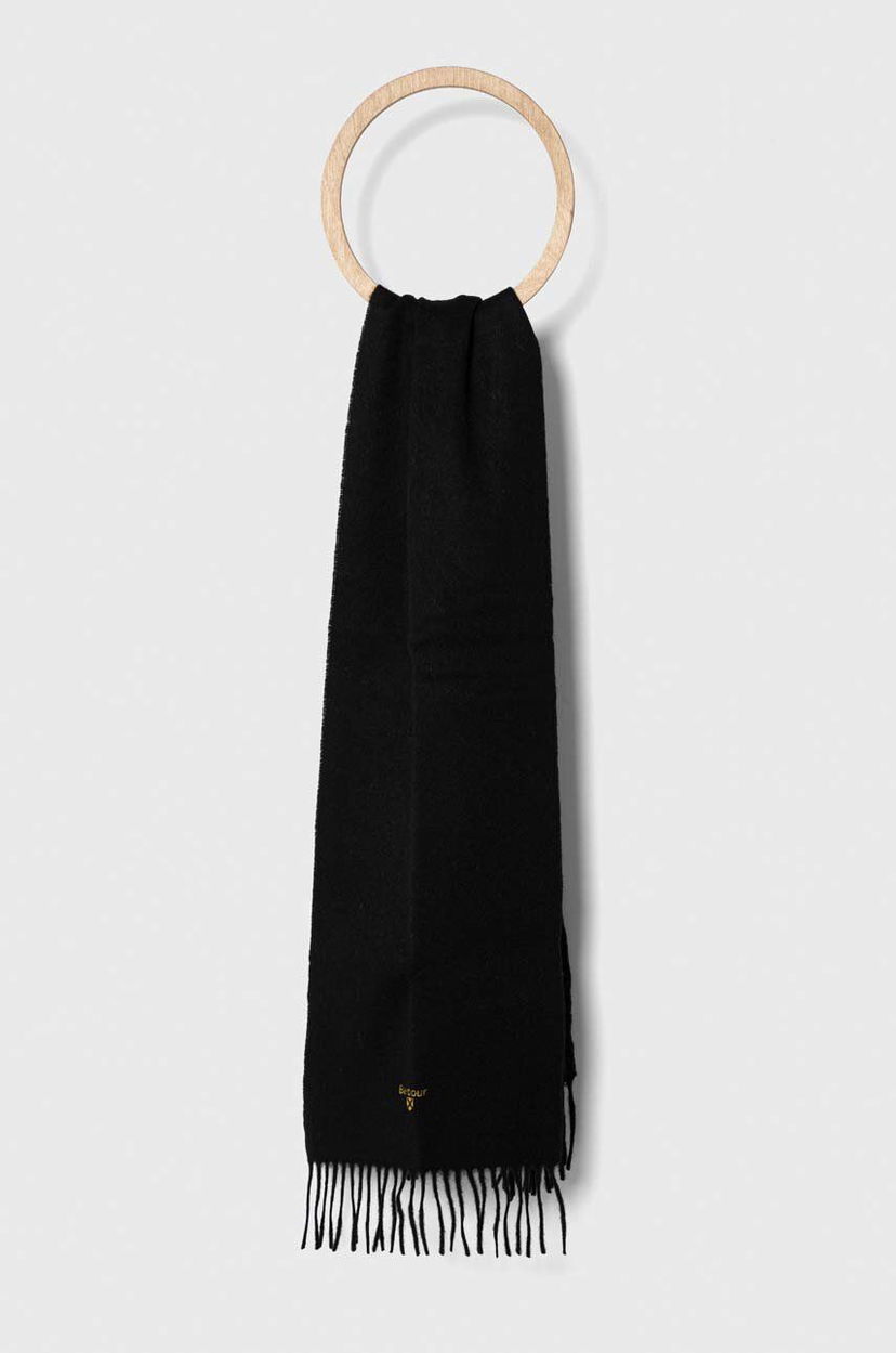 Шарф Barbour Wool Scarf чорний | USC0008