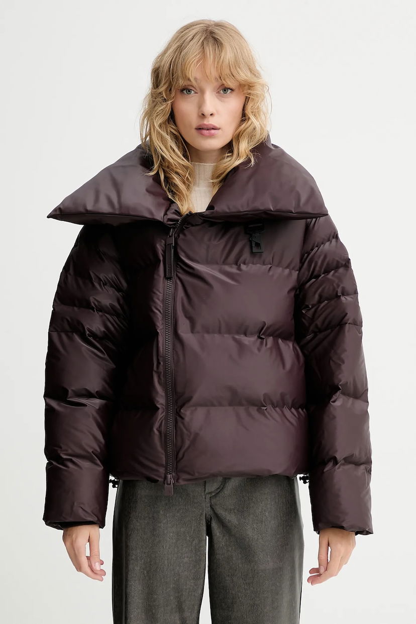 Пуховик Rains Rains Alta Vision Short Puffer Jacket Бордовий | 17230