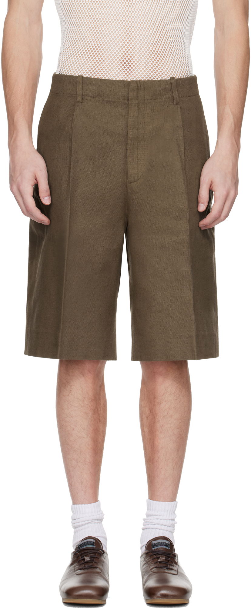 Шорти OUR LEGACY Our Legacy Borrowed Chino Shorts Зелений | M2254BTD