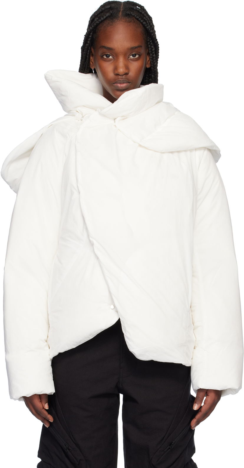 Пуховик Post Archive Faction (PAF) 7.0 Center Down Jacket білий | 7.0 ODC-W