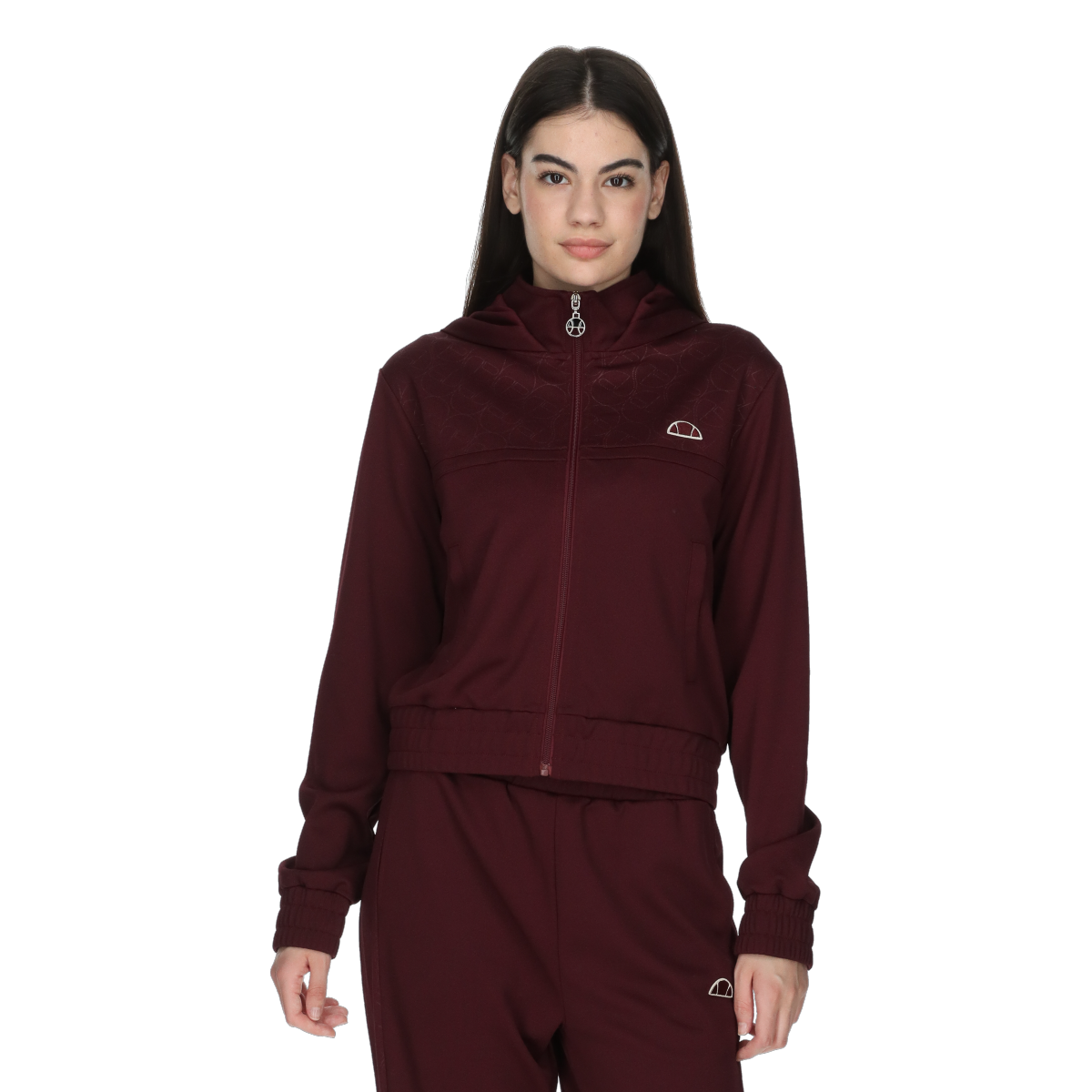 Світшоти Ellesse Patterned Hooded Track Jacket Бордовий | ELA253F660-56, 0