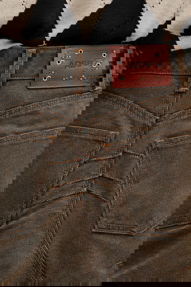 Спідниця Andersson Bell Andersson Bell Custom Flare Layered Midi A-Line Skirt Коричневий | apa847w, 4