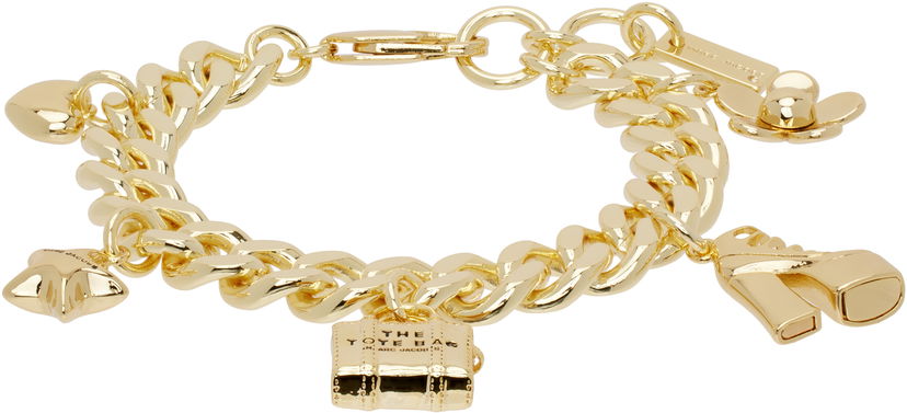 Браслет Marc Jacobs Marc Jacobs 'The Mini Icon Charm' Chain Bracelet Металік | 2F3JBR001J60