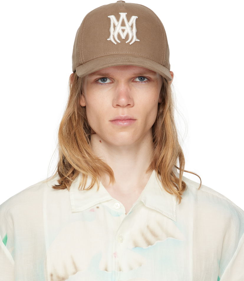 Кепка AMIRI AMIRI Full Canvas MA Cap Коричневий | AMHACP1058