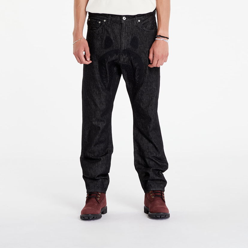 Джинси BAPE A BATHING APE Shark 13 Oz Denim Pants чорний | 001DPK801004M BLK
