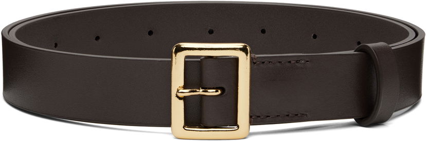 Ремені AURALEE AURALEE Square Buckle Belt Коричневий | A00B06RP