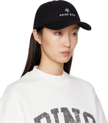 Кепка Anine Bing Anine Bing Jeremy Baseball Cap чорний | S-12-9084-000, 3