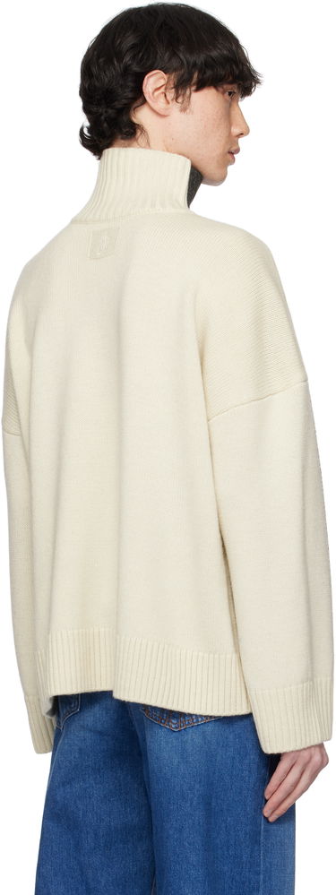 Cветр JW Anderson JW Anderson Dual Tone Turtleneck with Patch Pocket Сірий | KW1308-YN0367, 2
