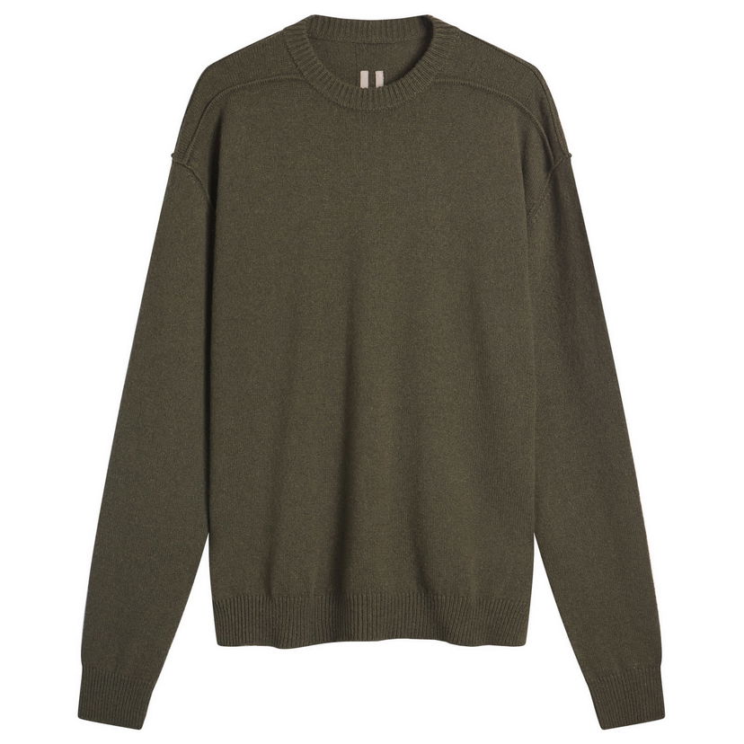 Cветр Rick Owens Rick Owens Knit Crew Sweater Зелений | RU02E1684-WSBR-25