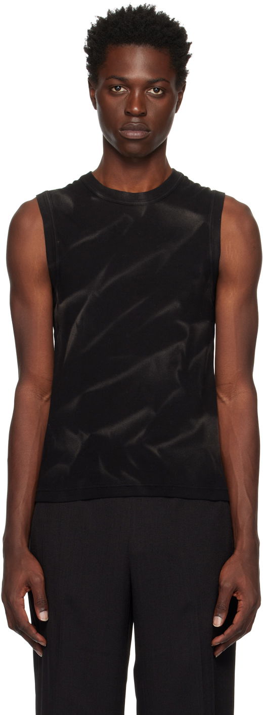 Безрукавка Dion Lee Crinkle Sunfade Tank Top чорний | C3091R23