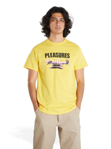 Футболка Pleasures s krátkým rukávem Bed Жовтий | P23F048 YELLOW
