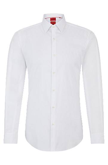 Сорочка BOSS Slim Fit Cotton Blend Poplin Shirt білий | 50484023