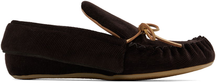 Одяг JW Anderson JW Anderson Corduroy Loafers Коричневий | ANM43532A