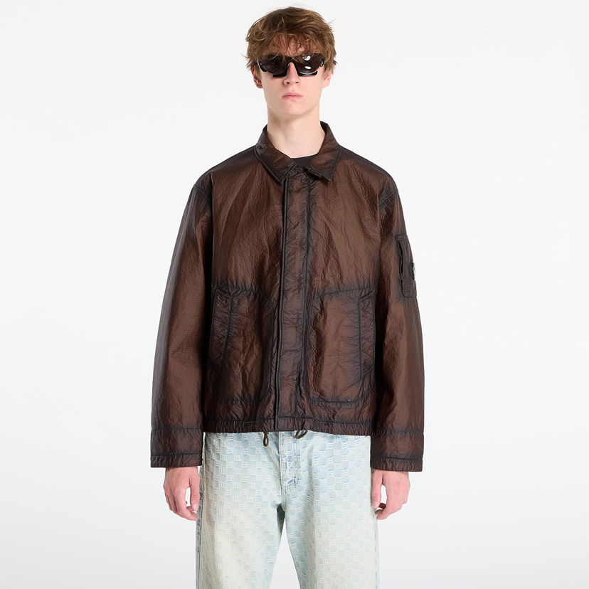 Куртка C.P. Company Feltro Bi-Film Short Jacket Ivy Green Металік | 19CMOW221A110403G-683