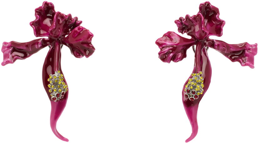 Сережки Marc Jacobs Marc Jacobs 'The Future Floral' Earrings Фіолетовий | 2S4JER001J07