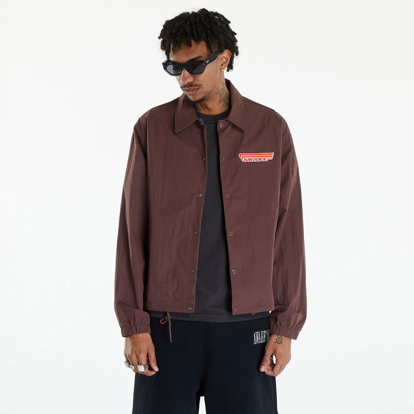 Куртка Awake NY 4 Wheeler Coaches Jacket Brown Коричневий | AWK-SP24-OT009-BRN