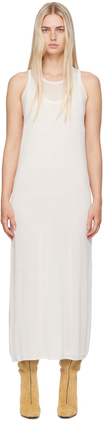 плаття TOTEME TOTEME Layered Maxi Dress білий | 243-WRD0128-YA0079