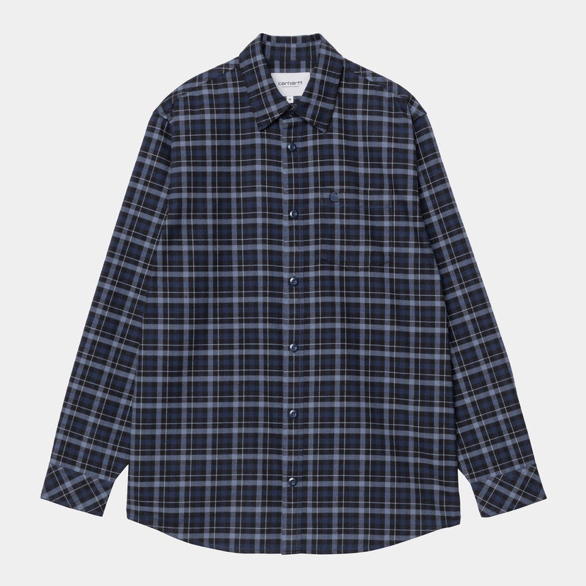 Сорочка Carhartt WIP Carhartt WIP Widmark Long Sleeve Shirt Синій | I035326_1