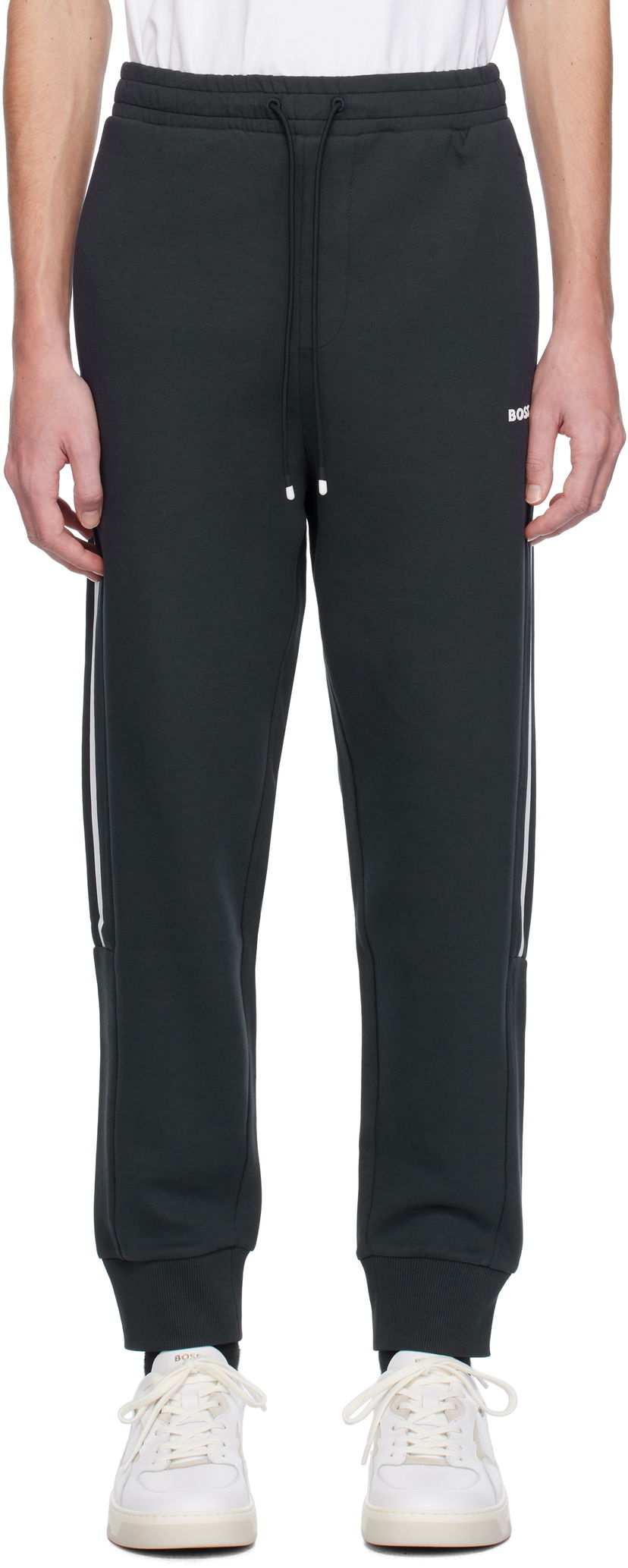 Спортивні штани BOSS Three-Pocket Sweatpants чорний | 50511517