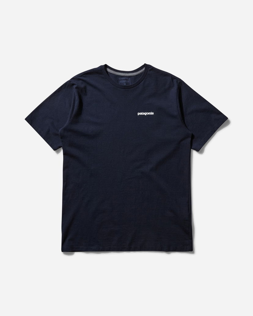 Футболка Patagonia P-6 Logo Responsibili Tee темно-синій | 38504 NENA