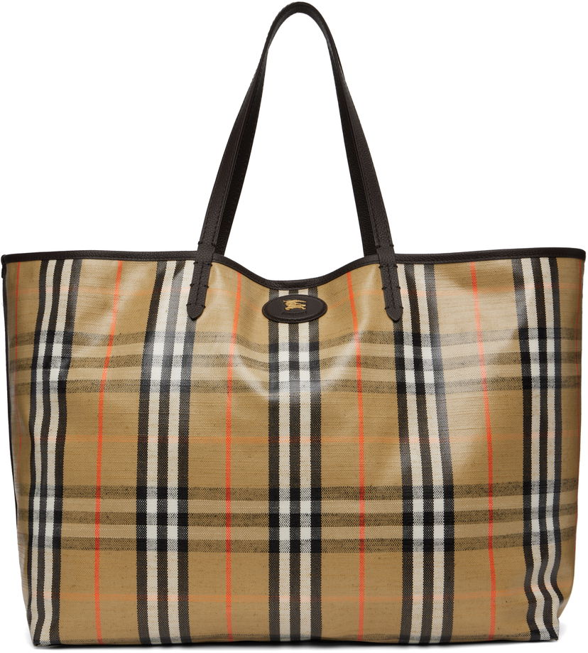 сумка-тоут Burberry Burberry Highlands Large Tote бежевий | 8112186