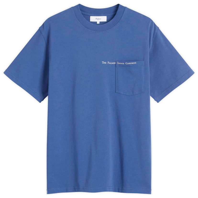 Футболка Palmes Palmes Garden Pocket T-Shirt, Size Large Синій | P10-0042-677