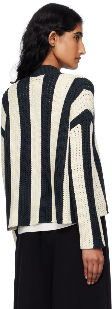 Cветр Max Mara Weekend Max Mara Striped Open Cardigan темно-синій | 2515341012600, 2