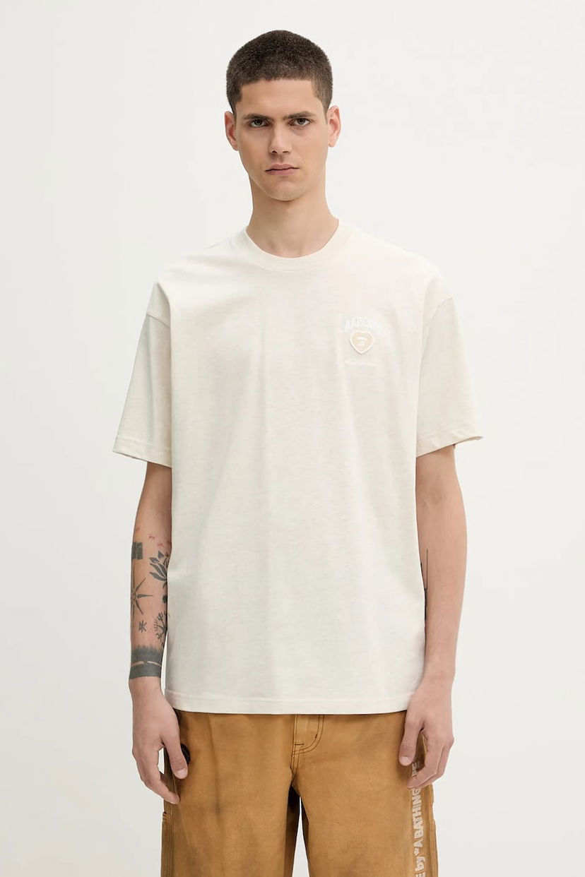 Футболка AAPE by A Bathing Ape AAPE Now T-Shirt білий | AAPTEM1600XAO
