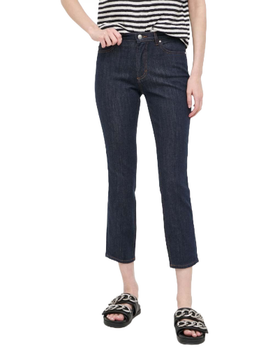 Джинси BOSS Slim-fit Cropped Jeans темно-синій | 50489805