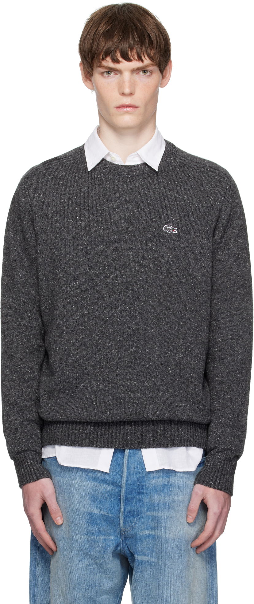 Cветр Lacoste Lacoste Knit Sweater Сірий | AH5173_I7X