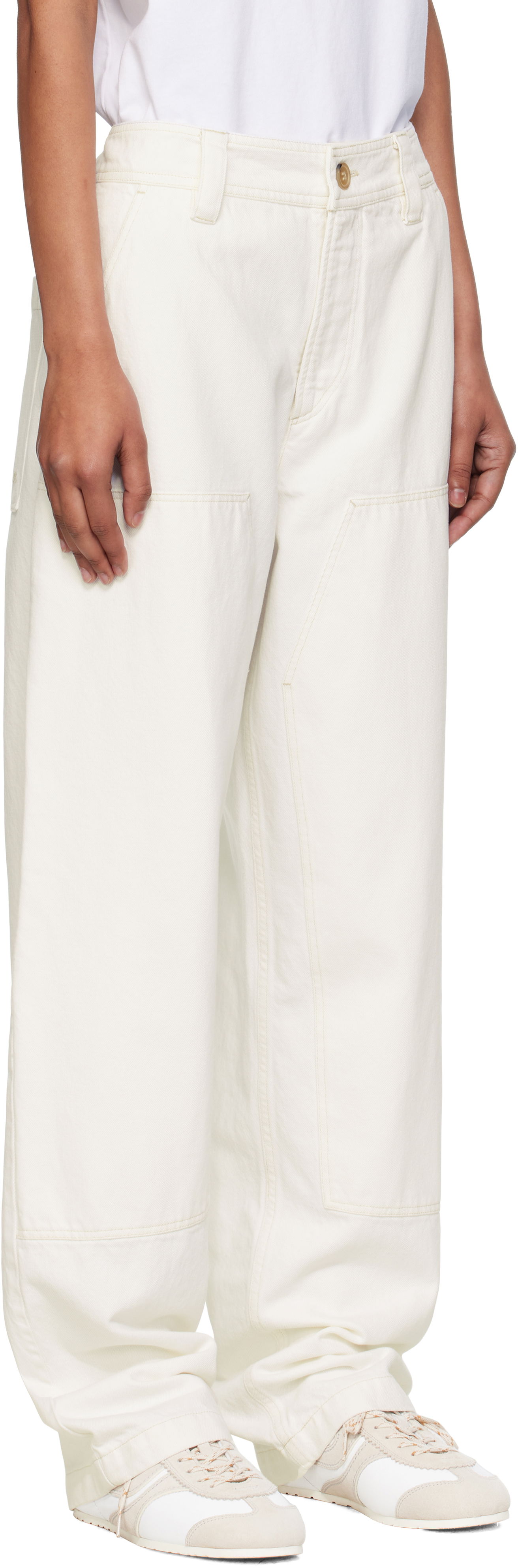 Штани карго A.P.C. A.P.C. Gustav Carpenter Pants білий | COGZV-M08484, 1