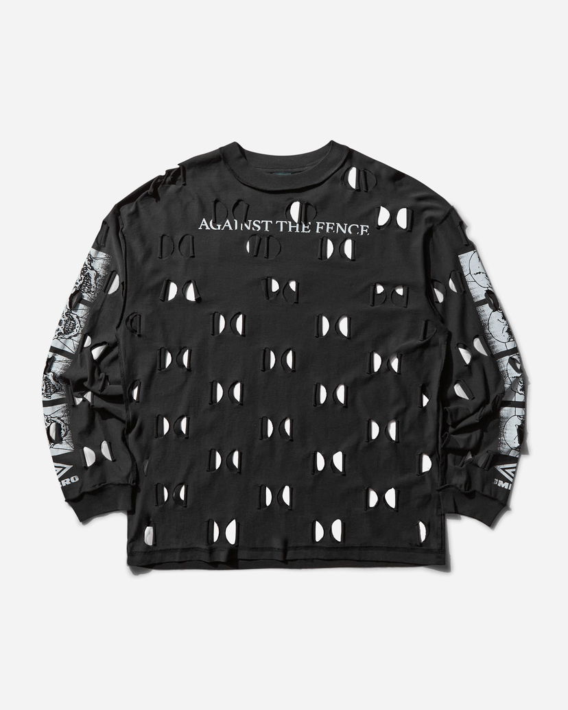 Футболка Umbro Against The Fence Longsleeve T-Shirt чорний | UBMW0290JY82 BLK0020