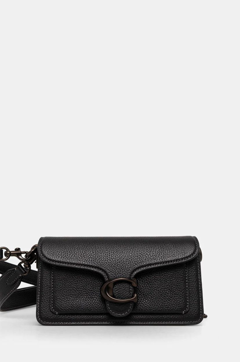 Сумка Coach Tabby Leather Shoulder Bag чорний | CY201