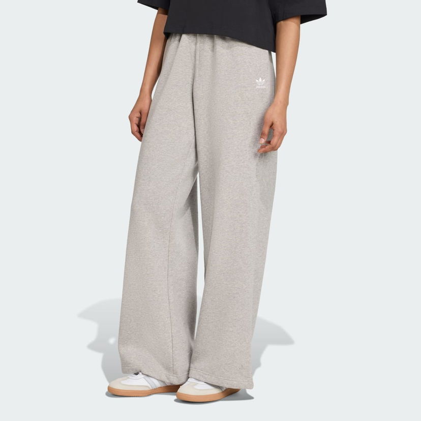 Спортивні штани adidas Performance Essentials Wide Leg Fleece Pants Сірий | JX5252