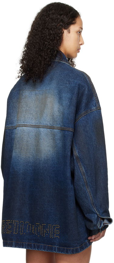 Куртка We11done We11done Smudged Denim Jacket Синій | WD-DJ0-24-319-U-BL, 2