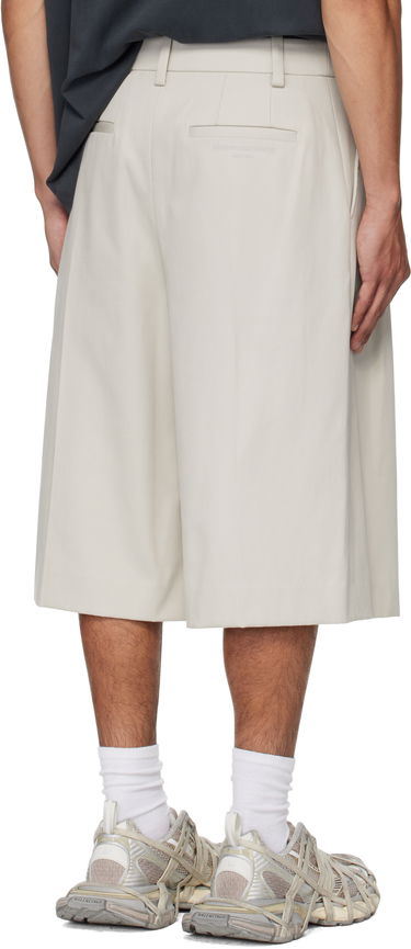 Шорти Alexander Wang Alexander Wang Chain Tailored Shorts бежевий | 6WC3254097, 2
